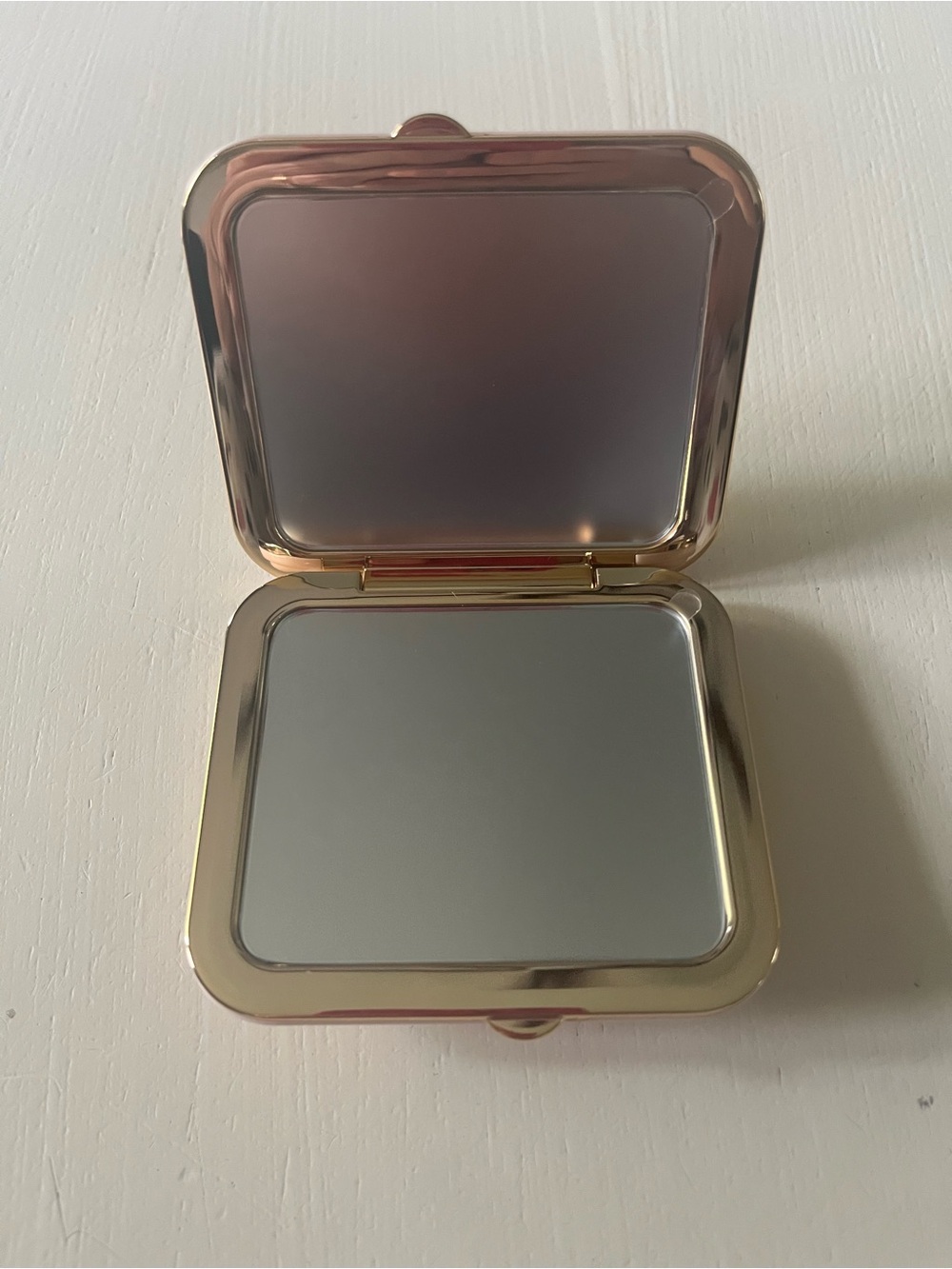 Miu Miu Beauty Pink Quilted Folding Compact Mirror With Bag - Picture 4 of 5